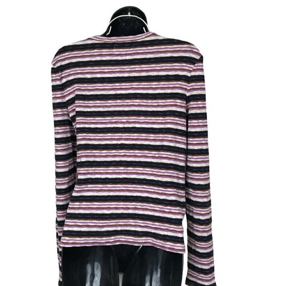 MADEWELL Thermal  Like Long Sleeved Colourful Top Size M - Picture 6 of 8